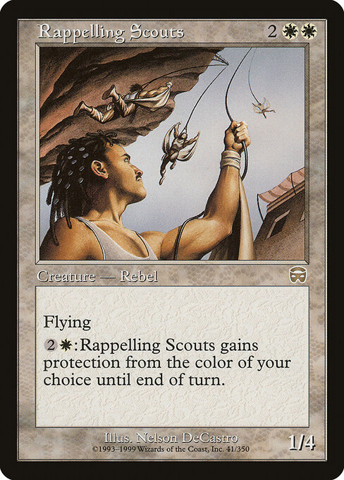 Rappelling Scouts - Mercadian Masques Magic card