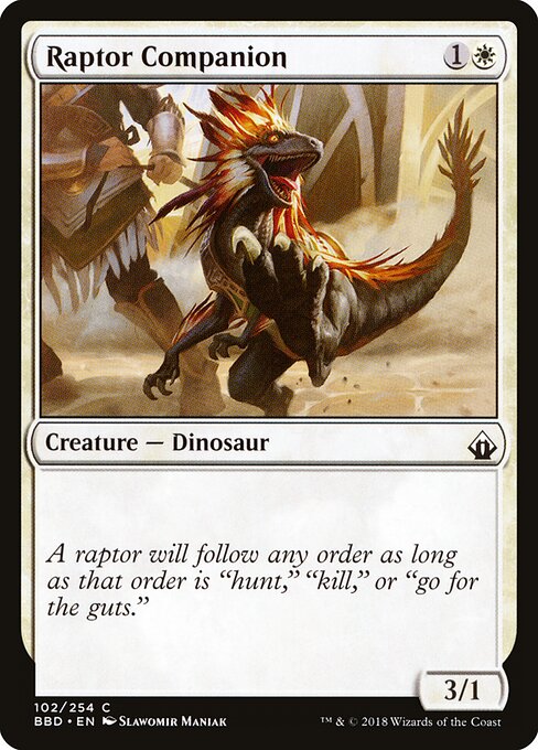 Raptor Companion - Battlebond Magic card