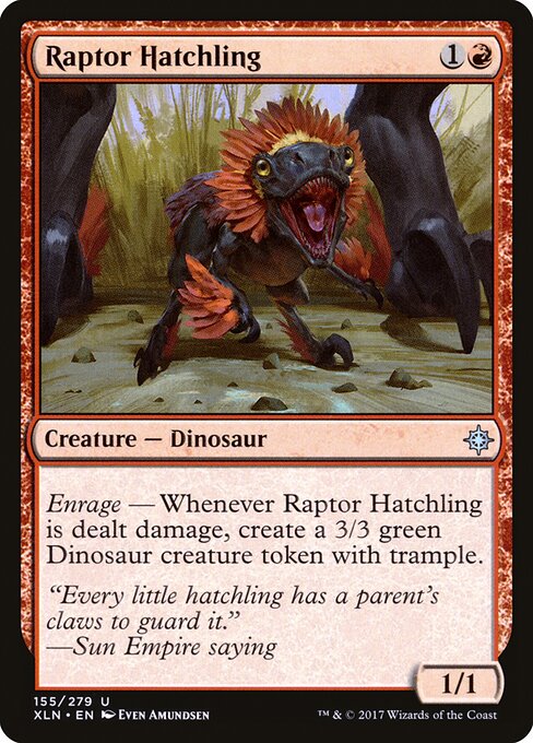 Raptor Hatchling - Ixalan Magic card