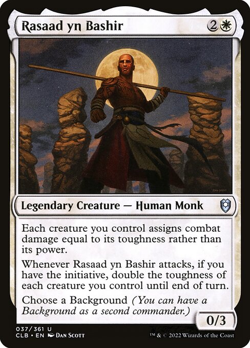Rasaad yn Bashir - Commander Legends: Battle for Baldur's Gate Magic card