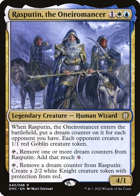 Rasputin, the Oneiromancer - Dominaria United Commander Magic card
