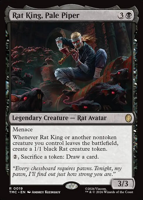 Rat King, Pale Piper - Teenage Mutant Ninja Turtles Eternal Magic card