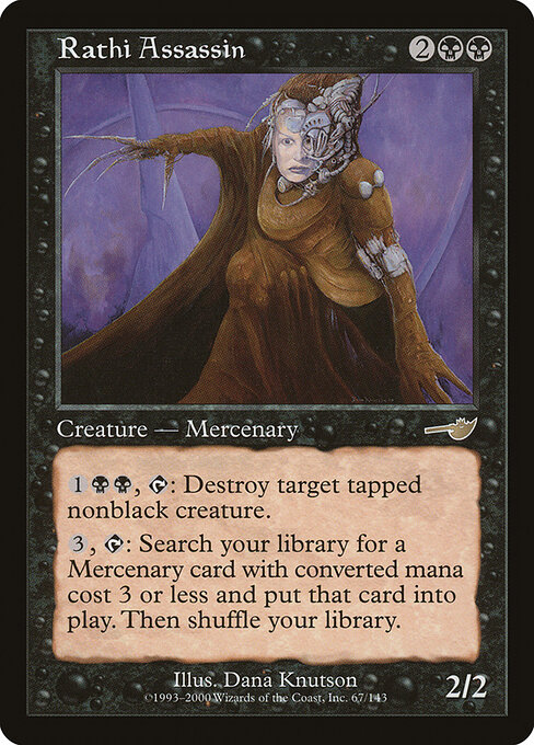Rathi Assassin - Nemesis Magic card