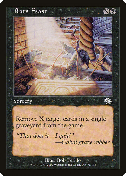 Rats' Feast - Judgment Magic card
