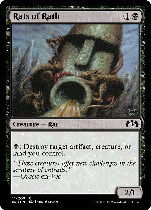 Rats of Rath - Tempest Remastered Magic card