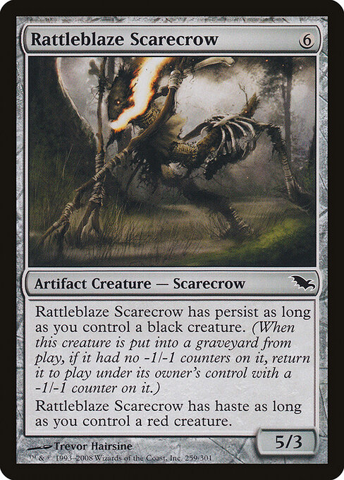 Rattleblaze Scarecrow - Shadowmoor Magic card