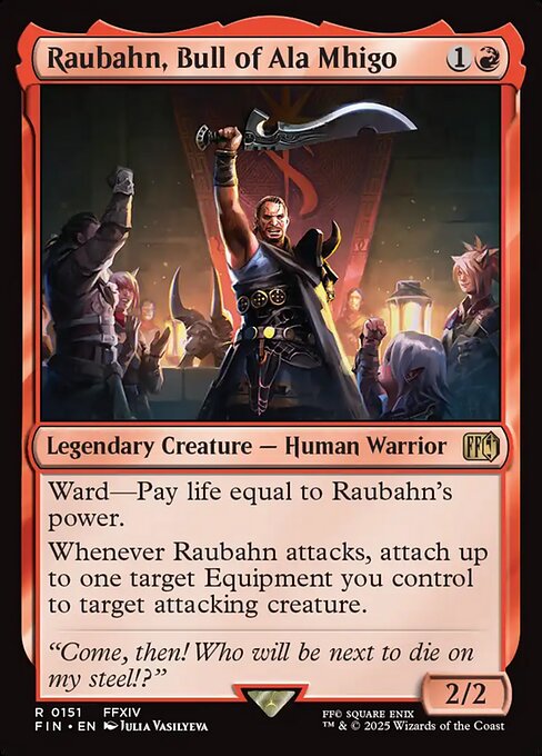 Raubahn, Bull of Ala Mhigo - Final Fantasy Magic card