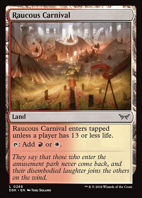 Raucous Carnival - Duskmourn: House of Horror Magic card