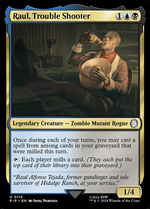 Raul, Trouble Shooter - Fallout Magic card