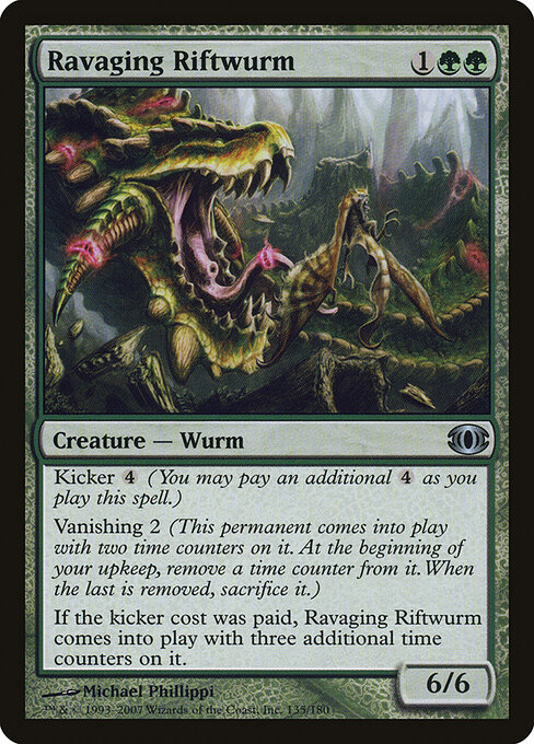 Ravaging Riftwurm - Future Sight Magic card