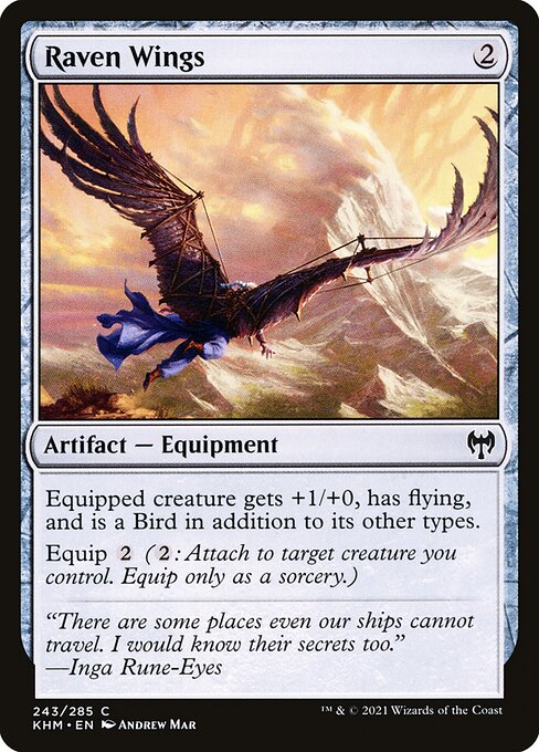Raven Wings - Kaldheim Magic card