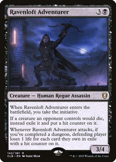 Ravenloft Adventurer - Commander Legends: Battle for Baldur's Gate Magic card