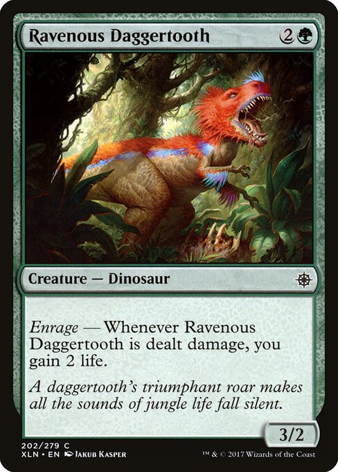 Ravenous Daggertooth - Ixalan Magic card