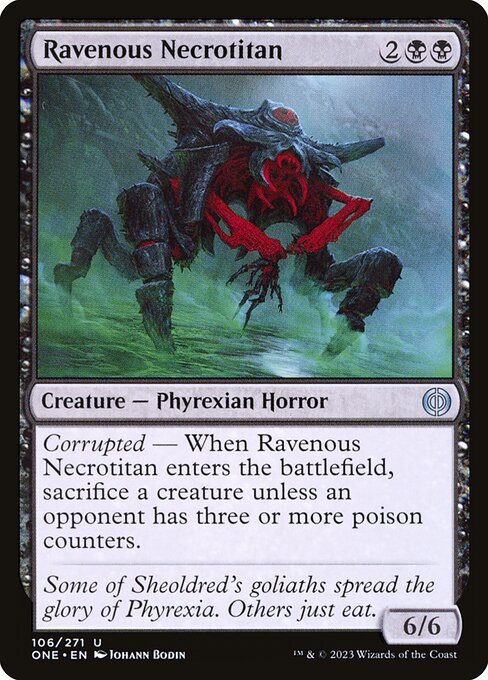Ravenous Necrotitan - Phyrexia: All Will Be One Magic card