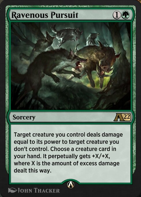 Ravenous Pursuit - Alchemy: Innistrad Magic card
