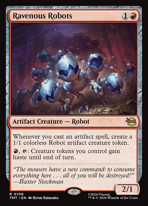 Ravenous Robots - Teenage Mutant Ninja Turtles Magic card