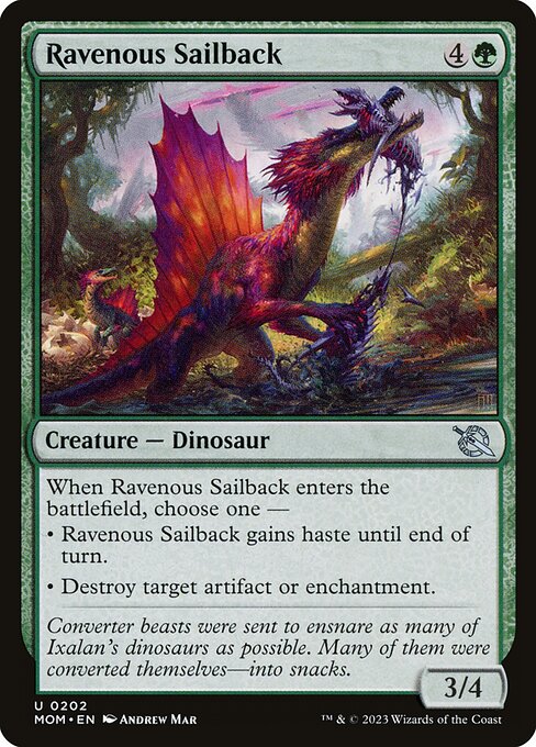 Ravenous Sailback - March of the Machine Magic card