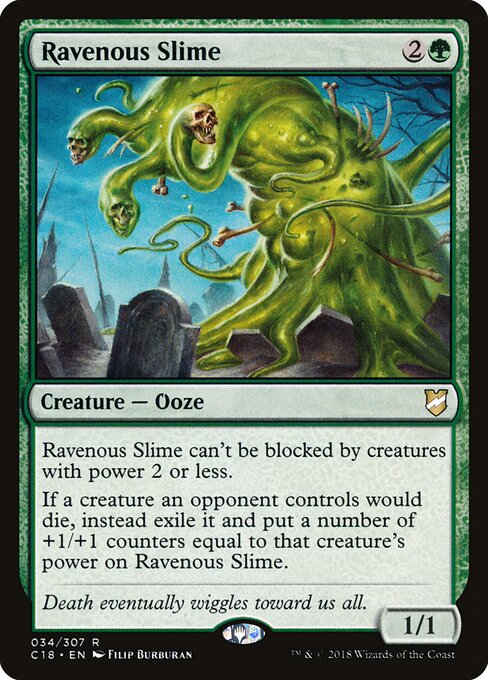 Ravenous Slime - Commander 2018 Magic card