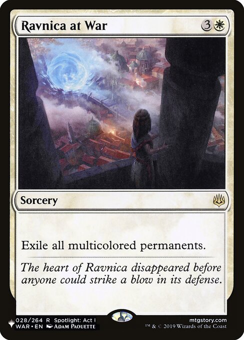 Ravnica at War - The List (#WAR-28) - Illustrated by Adam Paquette - Magic: The Gathering Card