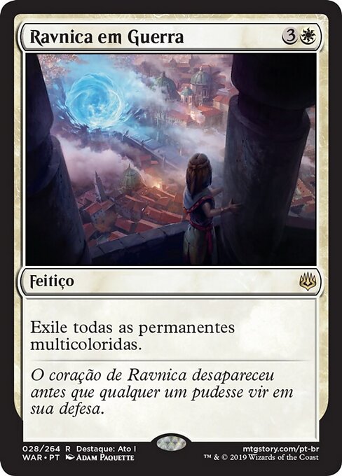 Ravnica em Guerra (Ravnica at War) - War of the Spark (#28) - Illustrated by Adam Paquette - Magic: The Gathering Card