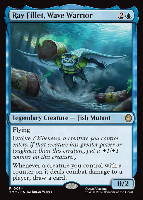 Ray Fillet, Wave Warrior - Teenage Mutant Ninja Turtles Eternal Magic card