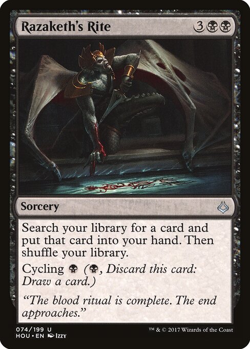 Razaketh's Rite - Hour of Devastation Magic card