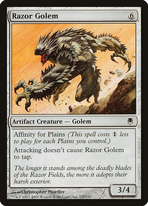 Razor Golem - Darksteel Magic card