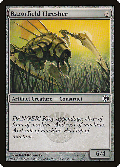 Razorfield Thresher - Scars of Mirrodin Magic card
