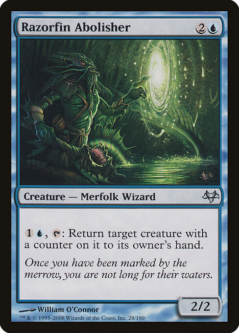 Razorfin Abolisher - Eventide Magic card