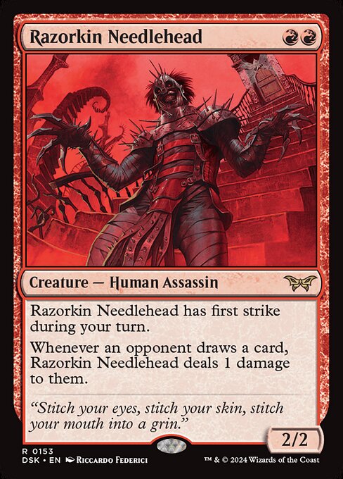 Razorkin Needlehead - Duskmourn: House of Horror Magic card
