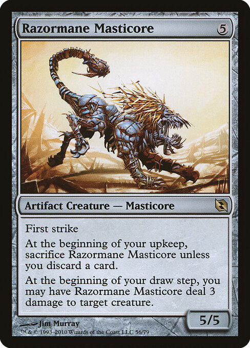 Razormane Masticore - Duel Decks: Elspeth vs. Tezzeret Magic card