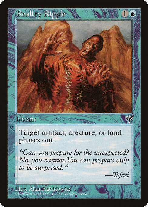 Reality Ripple - Mirage Magic card