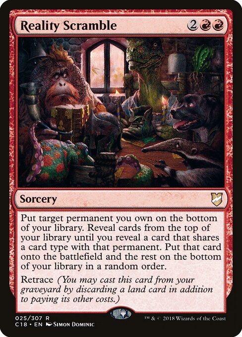 Reality Scramble - Commander 2018 Magic card