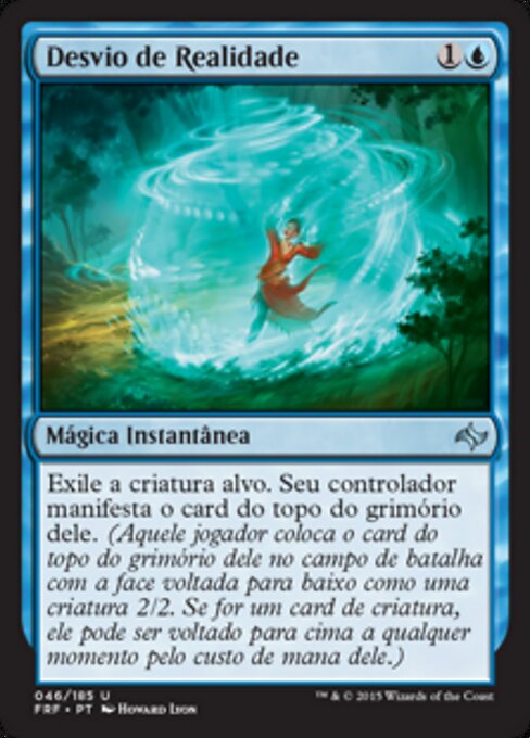 Desvio de Realidade (Reality Shift) - Fate Reforged (#46) - Illustrated by Howard Lyon - Magic: The Gathering Card