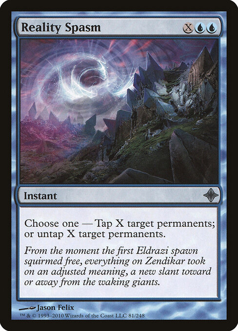 Reality Spasm - Rise of the Eldrazi Magic card