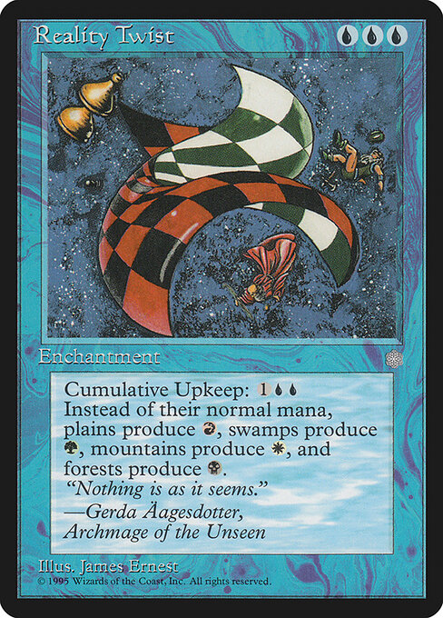 Reality Twist - Ice Age (#94) - Illustrated by James Ernest - Magic: The Gathering Card