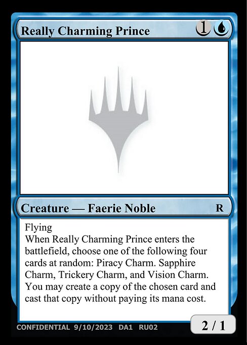 Really Charming Prince - Unknown Event (#RU02d) - Magic: The Gathering Card