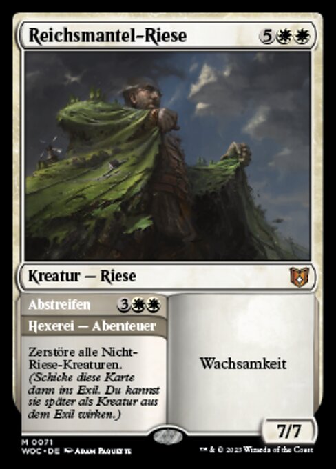 Realm-Cloaked Giant // Cast Off