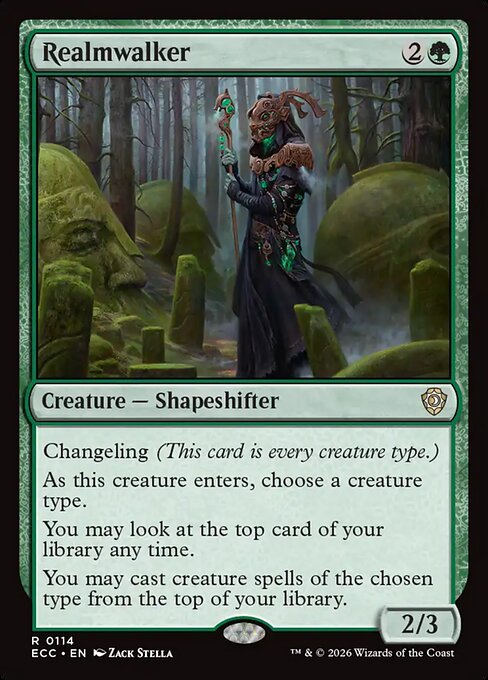Realmwalker - Lorwyn Eclipsed Commander Magic card