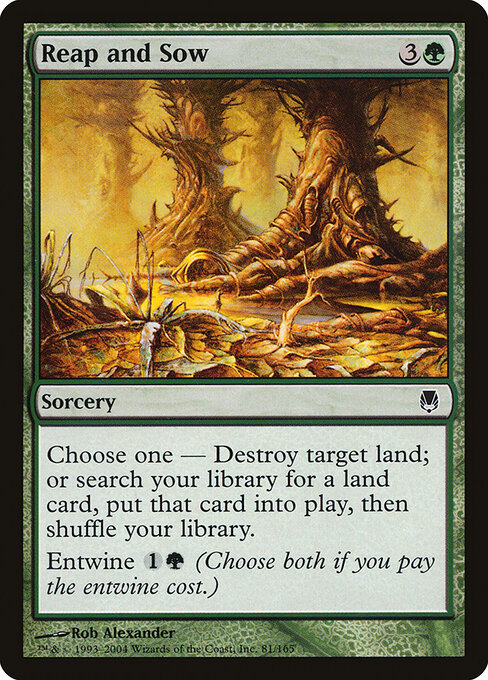 Reap and Sow - Darksteel Magic card