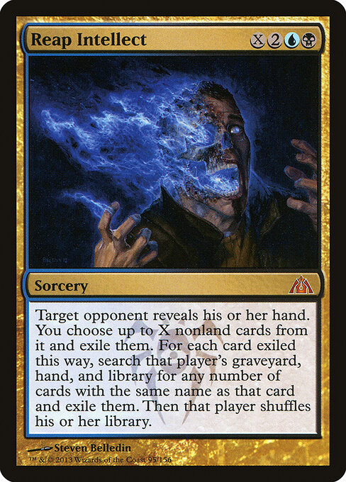 Reap Intellect - Dragon's Maze Magic card