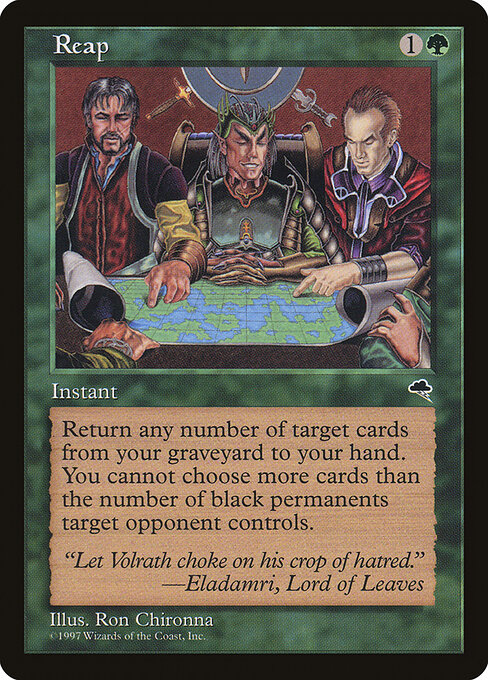 Reap - Tempest Magic card