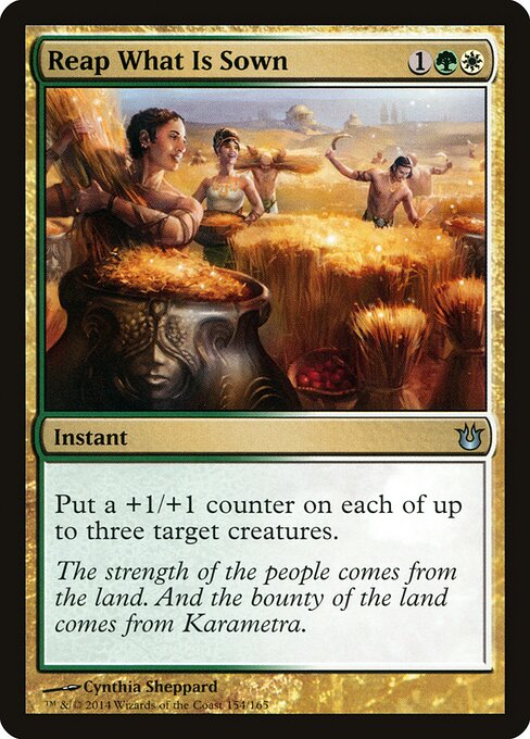 Reap What Is Sown - Born of the Gods Magic card
