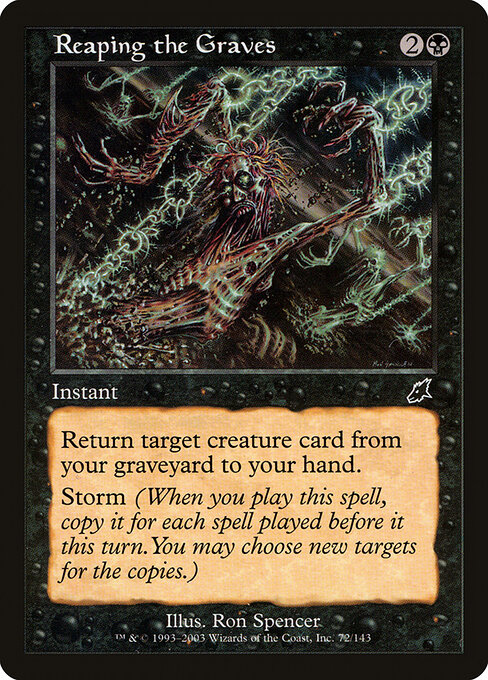 Reaping the Graves - Scourge Magic card