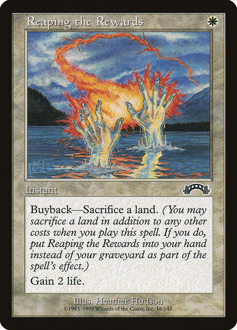 Reaping the Rewards - Exodus Magic card