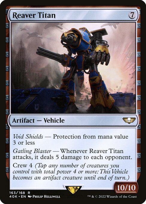 Reaver Titan - Warhammer 40,000 Commander Magic card