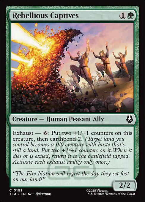 Rebellious Captives - Avatar: The Last Airbender Magic card