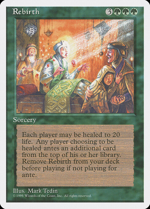 Rebirth - Fourth Edition Magic card