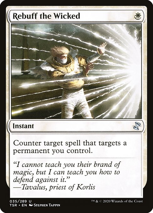 Rebuff the Wicked - Time Spiral Remastered Magic card