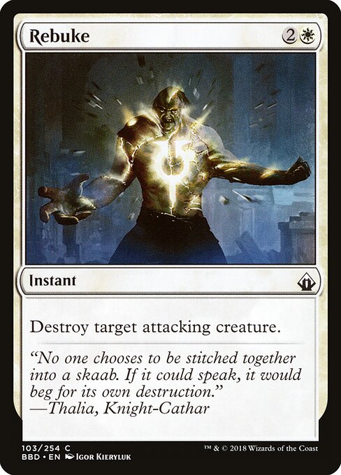 Rebuke - Battlebond Magic card
